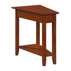 Convenience Concepts American Heritage Wedge End Table with Shelf