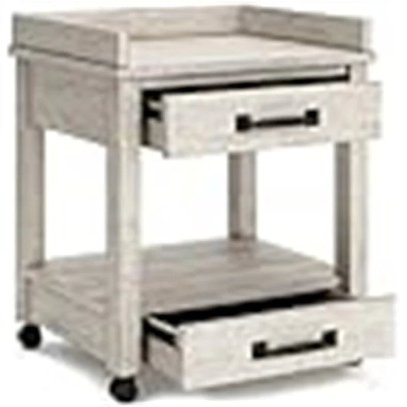 Industrial Office Printer Stand with Storage - 24 D x 22 W x 23 H