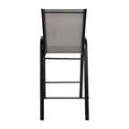 Set di 4 Sgabelli da Bar da Esterno in Materiale Flex Comfort - Sgabello da Giardino