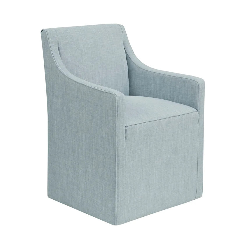 Madison Park Charlotte Dining Arm Chair with Casters