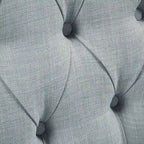 Poltrona moderna accent con bottoni capitonné