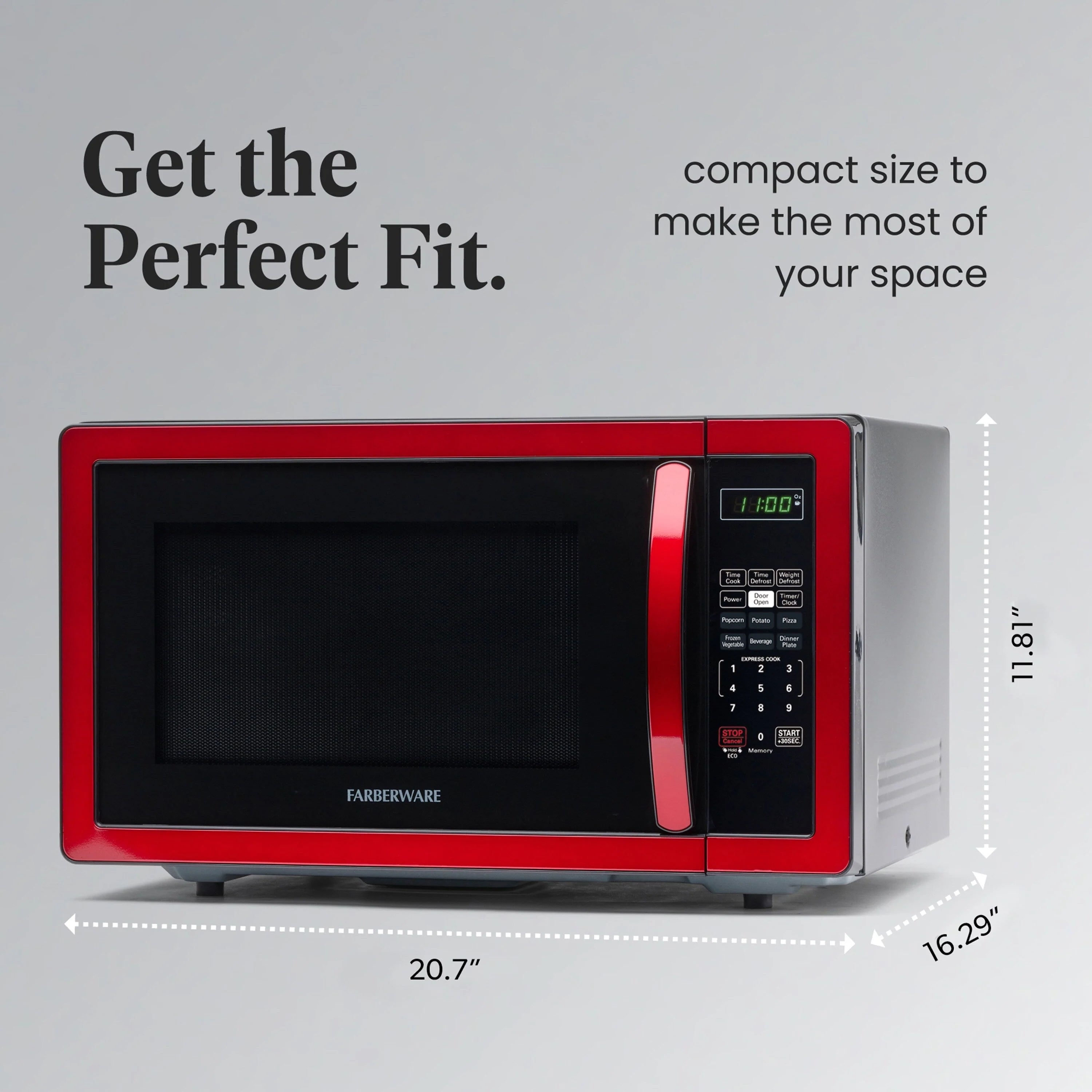 Forno a microonde Farberware Classic da 1,1 piedi cubi e 1000 watt