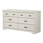 Cassettiera doppia Versa Country Cottage a 6 cassetti