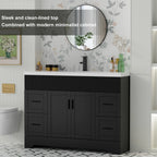 Mobile bagno 30/36/48 Wavy Line con lavabo e rubinetto