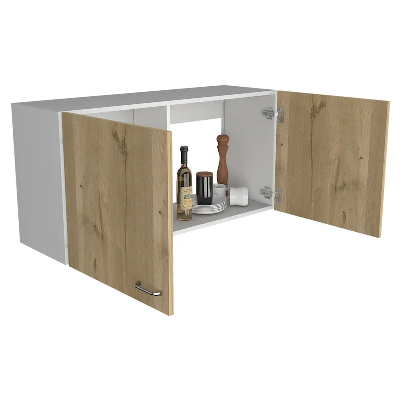TUHOME Napoles Double Door Wall-Mounted Storage Cabinet - N/A