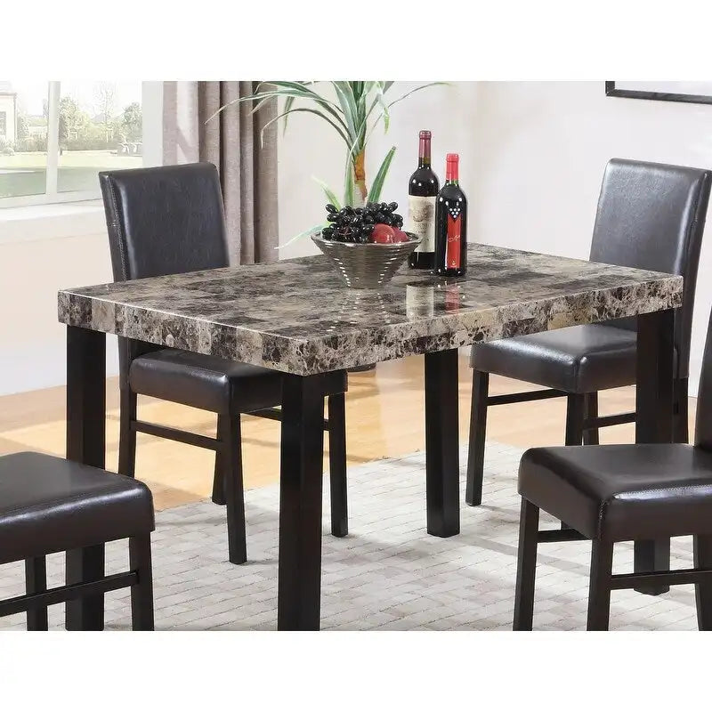 Tavolo da pranzo rettangolare da 48 pollici Best Master Furniture