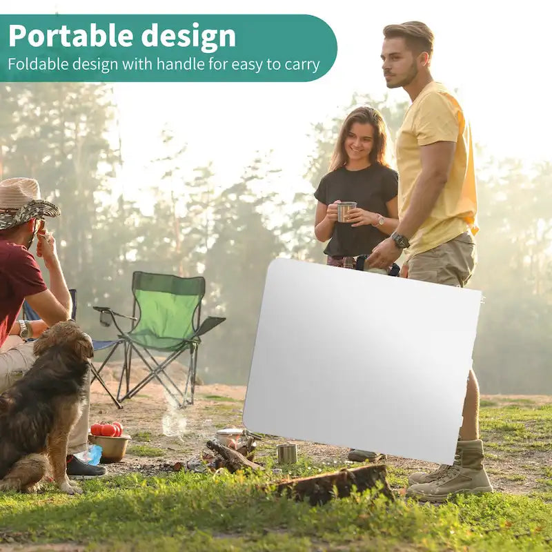 4 - Tavolo da picnic pieghevole lungo 72 per 72