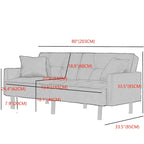80 Convertible Sofa Sleeper Futon Sofa Bed