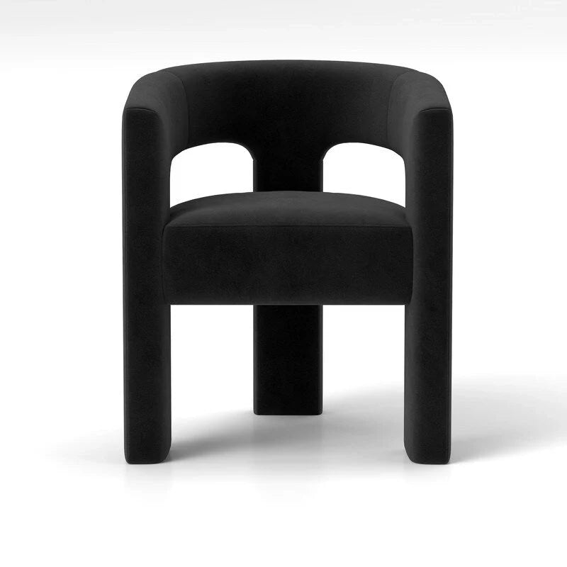 SEYNAR Sedia da Pranzo Moderna Glamour Rivestita in Velluto, Set di 6 Sedie Accent con Schienale Aperto