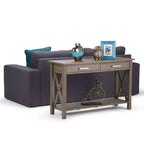 47 Waterloo Contemporary Console Sofa Table - Wyndenhall