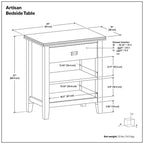 24 Stratford Nightstand - WyndenHall