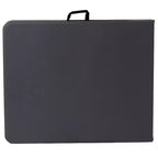 Flash Furniture 6-Foot Bi-Fold Plastic Banquet and Event Folding Table with Carrying Handle