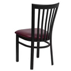 Flash Furniture Black School House Back Metal Restaurant Chair