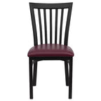 Flash Furniture Black School House Back Metal Restaurant Chair