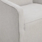 Madison Park Charlotte Dining Arm Chair with Casters