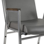 Sedia impilabile per carichi pesanti con braccioli - 21P x 21L x 31A