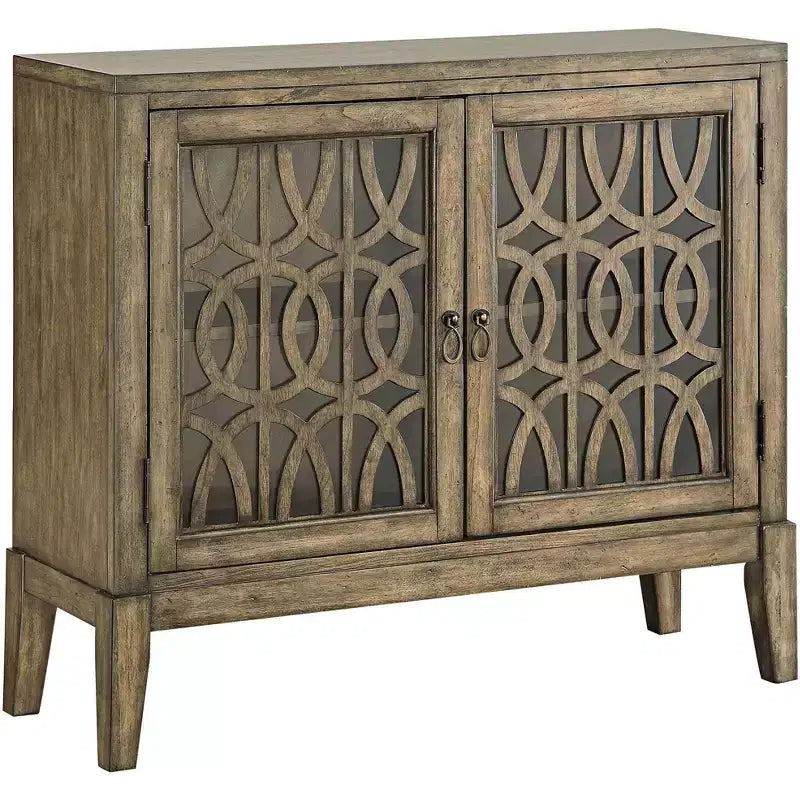 Elm Lane Pendleton Kire 40 1/2 Wide Glass Door Accent Cabinet