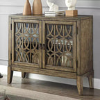 Elm Lane Pendleton Kire 40 1/2 Wide Glass Door Accent Cabinet