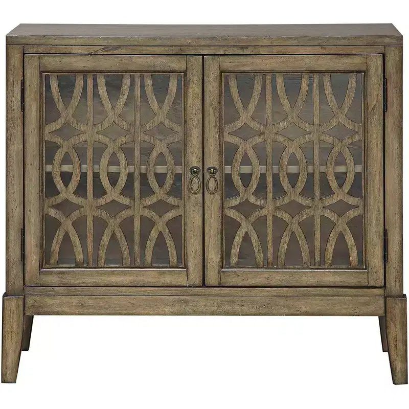 Elm Lane Pendleton Kire 40 1/2 Wide Glass Door Accent Cabinet