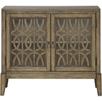 Elm Lane Pendleton Kire 40 1/2 Wide Glass Door Accent Cabinet