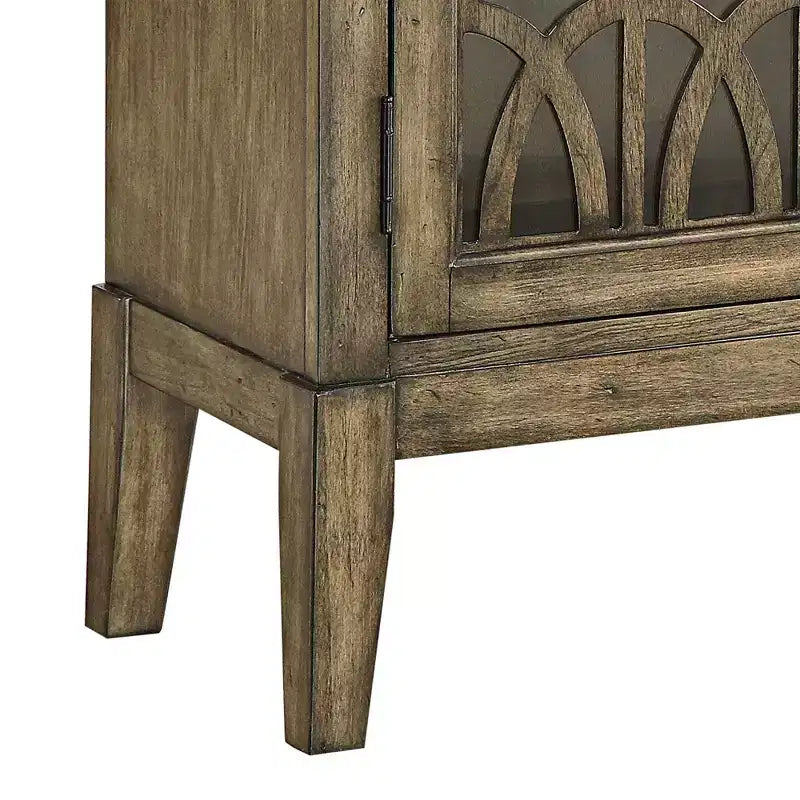 Elm Lane Pendleton Kire 40 1/2 Wide Glass Door Accent Cabinet