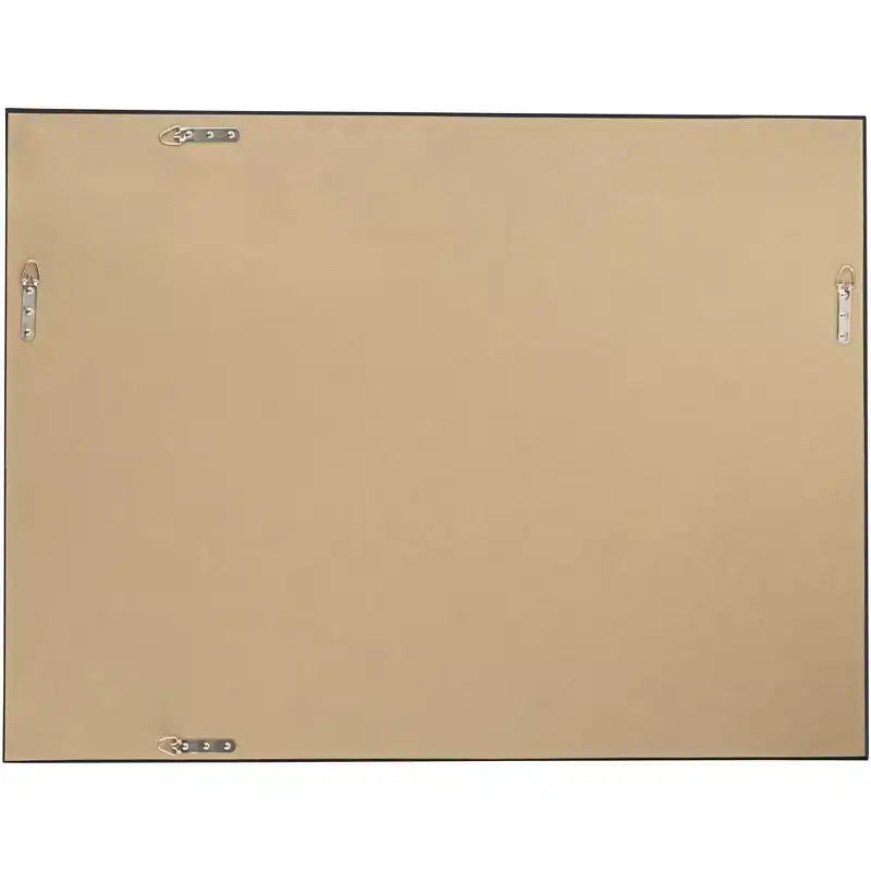 Uttermost Palais Rectangular Vanity Accent Wall Mirror Modern Beaded Beveled Silver Frame 30 Wide for Bathroom Bedroom Living Room Home Office House