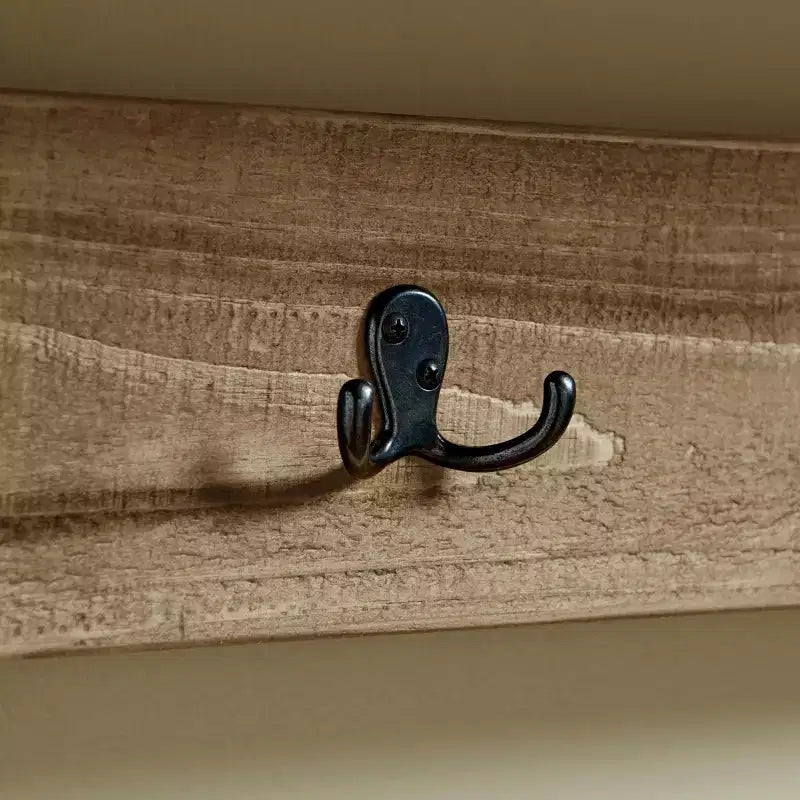 Pomona Entryway Hall Tree with Bench, Shelf and Coat Hooks - Alaterre Furniture