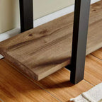 Pomona Entryway Hall Tree with Bench, Shelf and Coat Hooks - Alaterre Furniture
