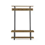 Pomona Entryway Hall Tree with Bench, Shelf and Coat Hooks - Alaterre Furniture