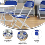 Flash Furniture 10 Pack Kids Plastic Folding Chair