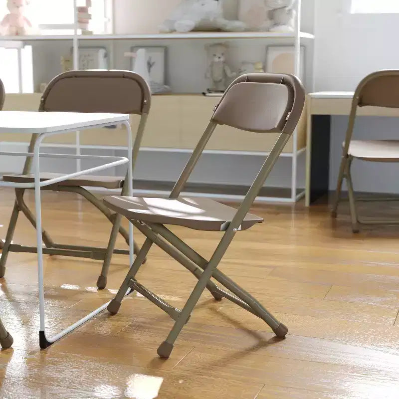 Flash Furniture 10 Pack Kids Plastic Folding Chair