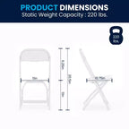 Flash Furniture 10 Pack Kids Plastic Folding Chair