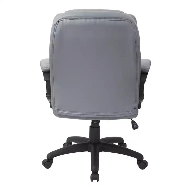 Sedia direzionale in similpelle con braccioli imbottiti - OSP Home Furnishings