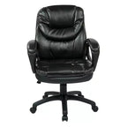 Sedia direzionale in similpelle con braccioli imbottiti - OSP Home Furnishings