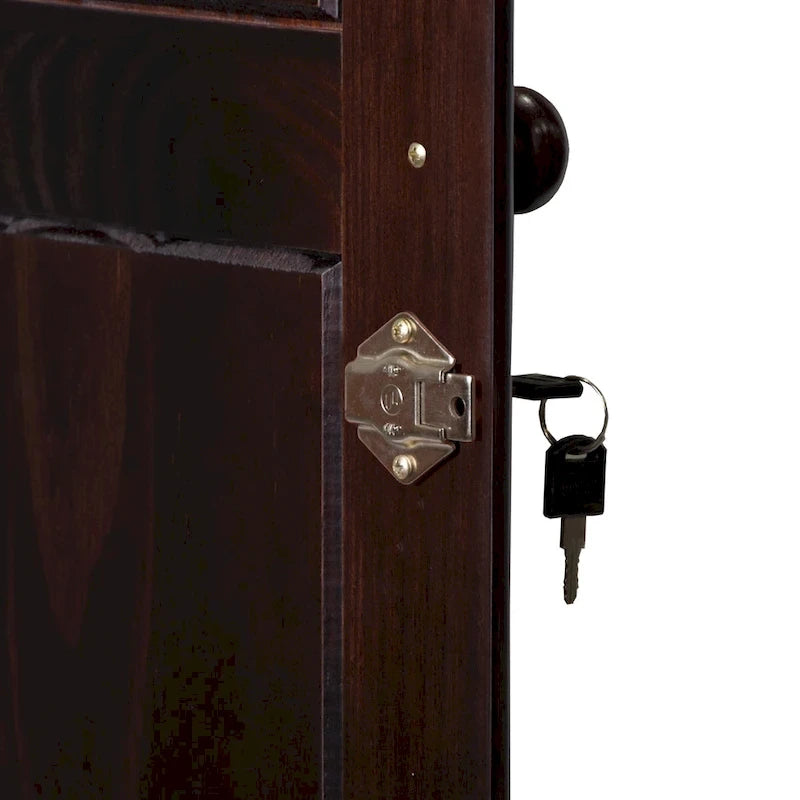 Armadio flessibile Palace Imports 100% in legno massello con maniglie in metallo o in legno