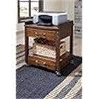 Industrial Office Printer Stand with Storage - 24 D x 22 W x 23 H