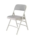 Set of 4 Deluxe Fabric Padded Triple Brace Folding Chairs - Hampden Furnishings