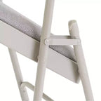 Set of 4 Deluxe Fabric Padded Triple Brace Folding Chairs - Hampden Furnishings