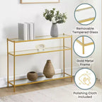 Royal Crest Console Table - Johar Furniture