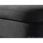 48 Chloe Contemporary Upholstered Storage Bench - LumiSource