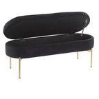 48 Chloe Contemporary Upholstered Storage Bench - LumiSource