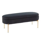 48 Chloe Contemporary Upholstered Storage Bench - LumiSource