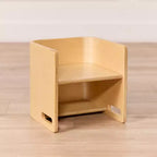 ECR4Kids Bentwood Multipurpose Toddler Cube Chair, Montessori Furniture Furniture
