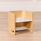 ECR4Kids Bentwood Multipurpose Toddler Cube Chair, Montessori Furniture Furniture