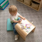 ECR4Kids Bentwood Multipurpose Toddler Cube Chair, Montessori Furniture Furniture