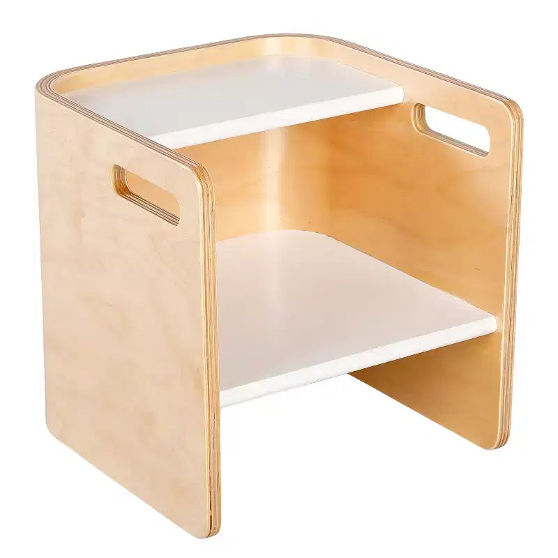 ECR4Kids Bentwood Multipurpose Toddler Cube Chair, Montessori Furniture Furniture