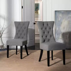 Columbo Side Chair - Set of 2 - MCR4719 - Granite - Safavieh Couture