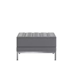 Flash Furniture HERCULES Imagination Series LeatherSoft Quilted Tufted Modular Ottoman