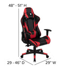 Flash Furniture Gaming Desk and Reclining Gaming Chair Set with Cup Holder and Headphone Hook