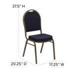 Flash Furniture HERCULES Series Dome Back Stacking Banquet Chair